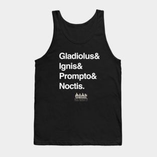 Final Fantasy XV Helvetica2 Tank Top